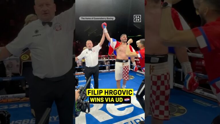 Hrgovic defeats Joyce via UD 🇭🇷 #shorts