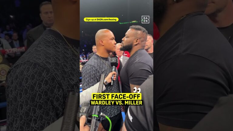 First face-off: Wardley vs. Miller 👀 #shorts