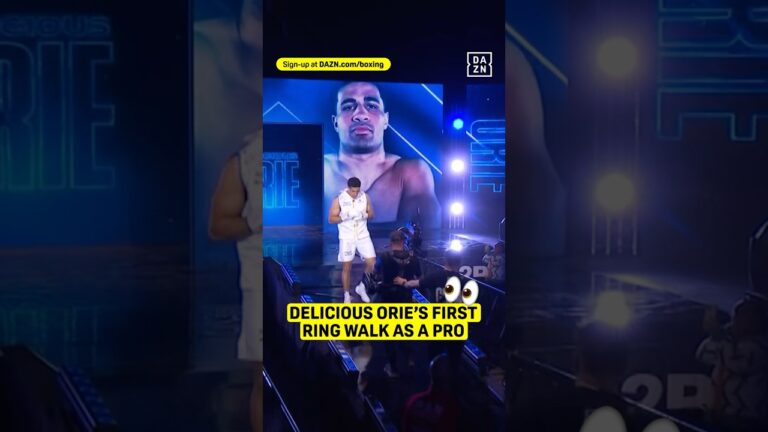 First ring walk for Delicious Orie 🤩 #shorts