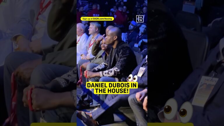 Daniel Dubois is here for Joyce vs. Hrgovic 👀