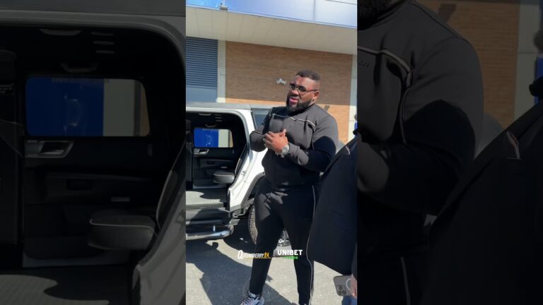 Jarrell Miller pulls up in a limo to the Fabio Wardley press conference 🤩