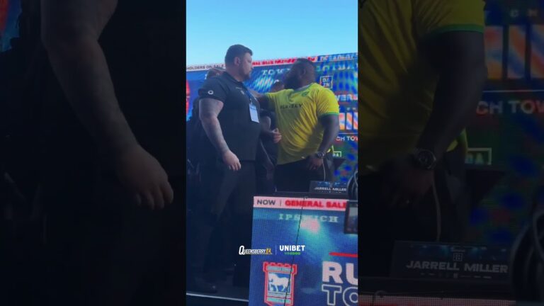 Jarrell Miller SLAPS Fabio Wardley. Crazy Scenes! 🤯