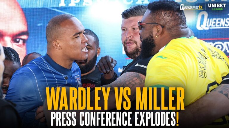 Fabio Wardley vs Jarrell Miller ABSOLUTELY EXPLODES mid press conference! | FULL uncut exchange 🤬😳