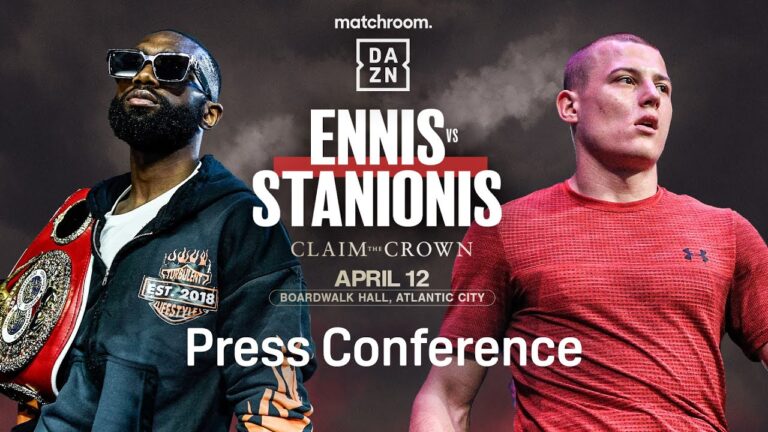 JARON 'BOOTS' ENNIS VS. EIMANTAS STANIONIS PRESS CONFERENCE LIVESTREAM
