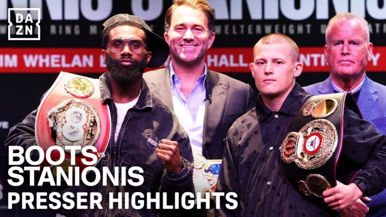 Jaron â€œBootsâ€ Ennis vs. Eimantas Stanionis | Press Conference Highlights
