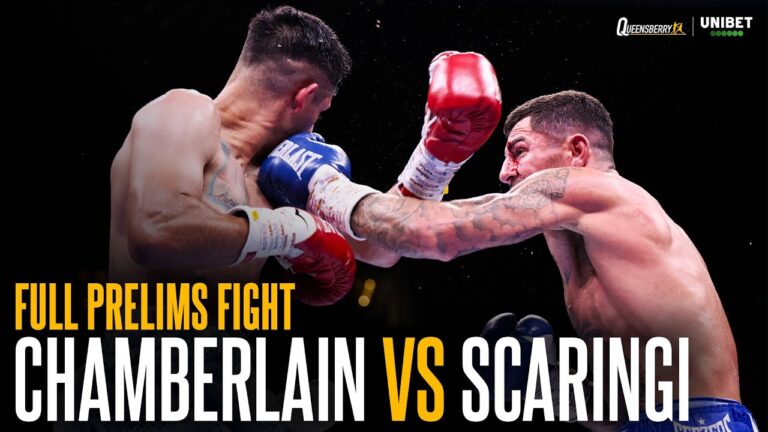 FULL FIGHT | Mark Chamberlain announces himself to the Super-Lightweight division with unfazed win