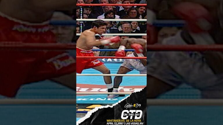 OTD | Whitaker vs. De La Hoya…WBC welterweight championship! #poundforpound