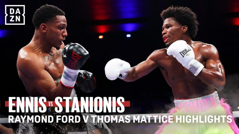 Backed up the talk 💯 Raymond Ford defeats Thomas Mattice via unanimous decision 👏 #EnnisStanionis