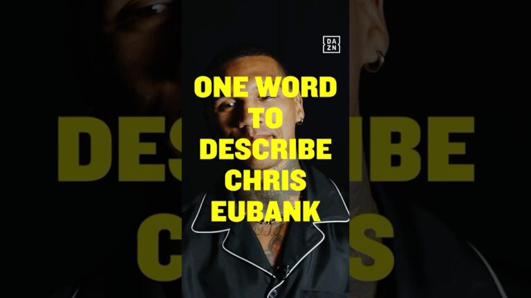 One word to describe Chris Eubank Jr. 👀 #shorts