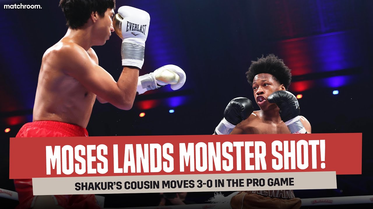 Shakur Stevenson's Cousin Zaquin Moses KO's Alex Pallette: Full Fight [Boots Vs Stanionis Undercard]