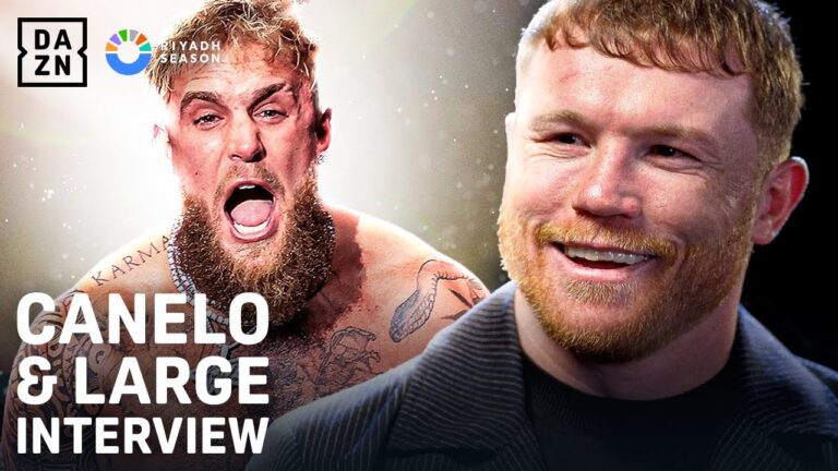 A future fight with Jake Paul? Canelo interview with Large (Riyadh Season)