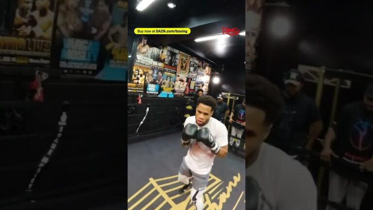 POV: In the ring with Devin Haney 🔥