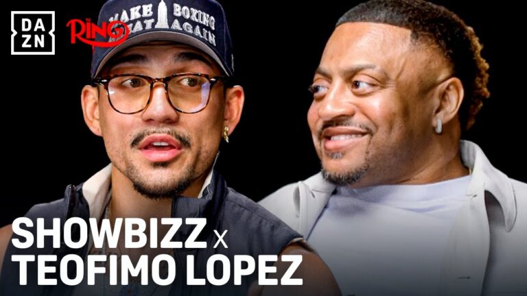 'I am two time undisputed!' Showbizz and Teofimo Lopez: Black Two Sugars (Ring Magazine)