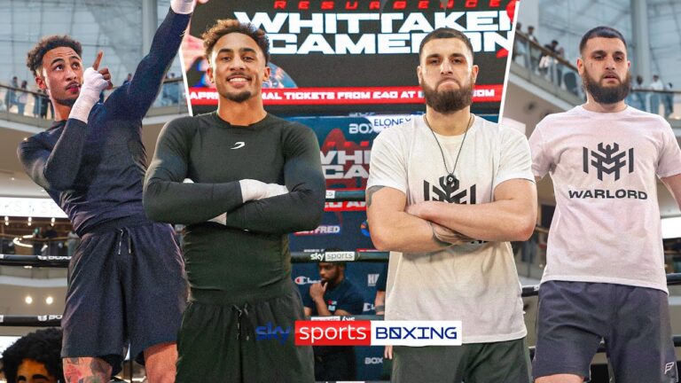 Ben Whittaker and Liam Cameron's FULL public workout! 🥊