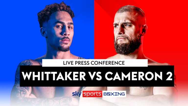 WHITTAKER VS CAMERON 2 🔥 | Live Press Conference