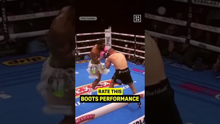 Rate Boots last performance 1-10 🧐