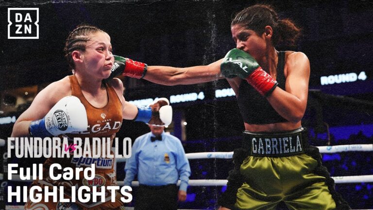 FULL FIGHT HIGHLIGHTS | GABRIELA FUNDORA VS. MARILYN BADILLO