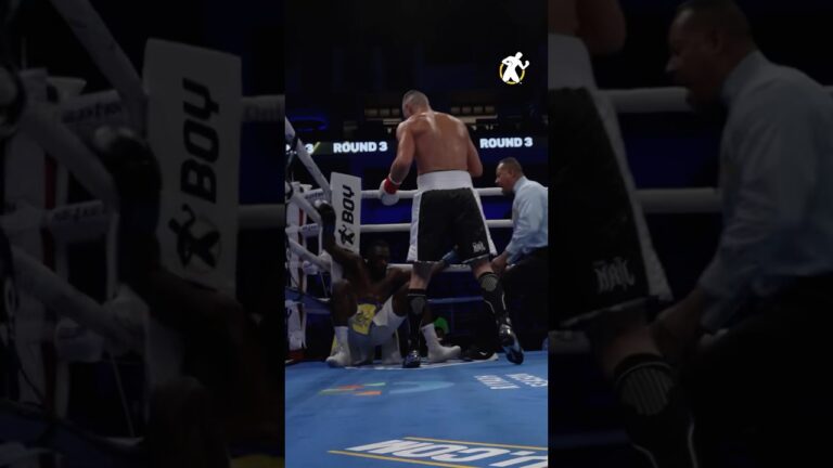 He really  him… 😮‍💨 Oleksandr Gvozdyk with the 3rd-round KO last night! 🇺🇦🔥