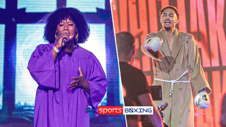 Ben Whittaker's RING WALK ahead of Liam Cameron rematch ✨🥊