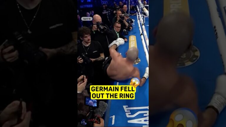 Fell OFF the ring! 😳 #shorts