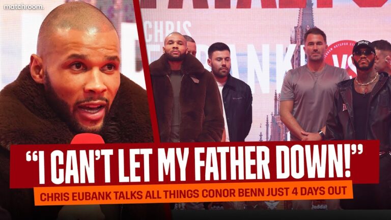 Chris Eubank Jr: “I Dispose Conor Benn On Saturday!” | Matchroom Boxing