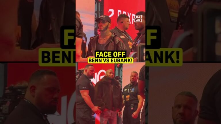 Chris Eubank Jr. and Conor Benn face off! 🥊🔥