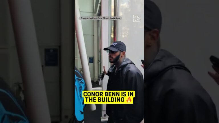 Conor Benn is in the building!! 🥊