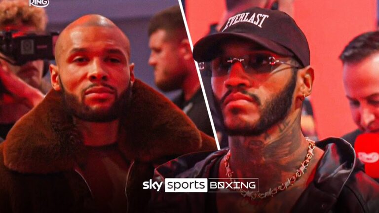 Chris Eubank Jr and Conor Benn FACE OFF for the first time this fight week 👀