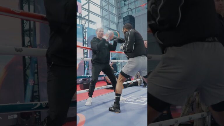 Conor Benn SMASHES The Pads At Workout Before Chris Eubank Jr Fight 🔥