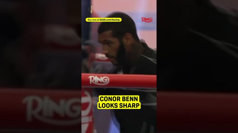 Conor Benn rips the pads‼️