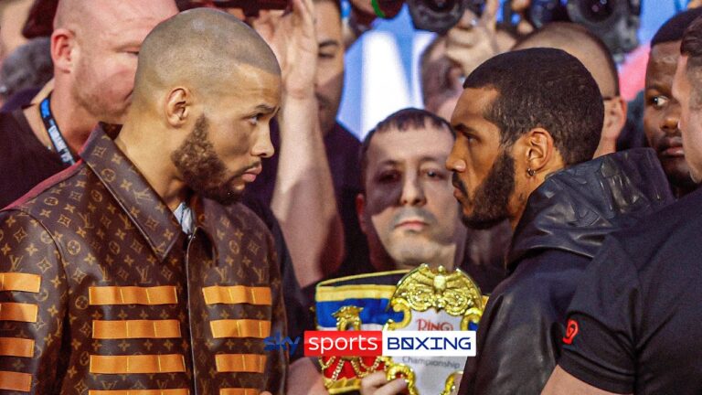 Chris Eubank Jr and Conor Benn's INTENSE face-off 👀