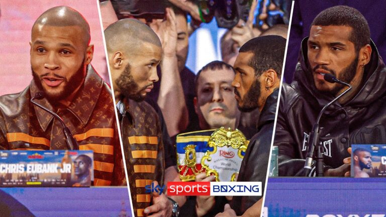 Chris Eubank Jr and Conor Benn's HEATED final press conference!