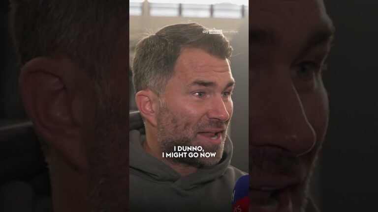 Classic Eddie Hearn 😅