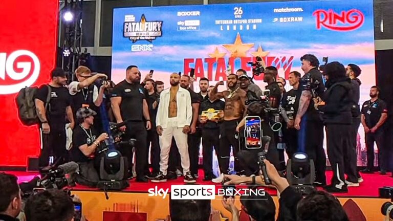 Chris Eubank Jr & Conor Benn's FINAL face off in 360Â° VR 👀