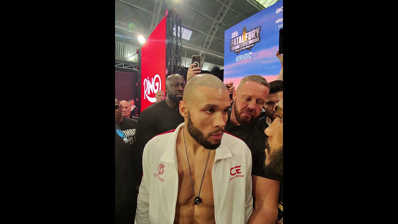 Security Guard POV 👓 On Stage For The Eubank Vs Benn Final Face Off