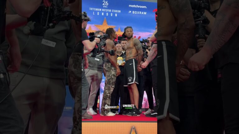 Anthony Yarde & Lyndon Arthur trash talk at face off 👀🍿