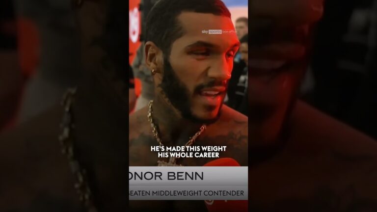 “He ain't got no sympathy round here!” 🗣️ Conor Benn on Chris Eubank Jr not making weight ❌