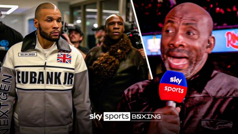 INSTANT REACTION 👀 Chris Eubank Senior arrives at Tottenham Hotspur Stadium