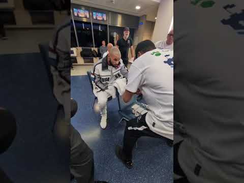 Chris Eubank Jr Tapes Hands For Conor Benn Fight 👊