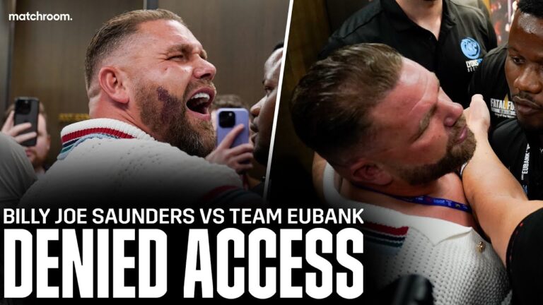 Billy Joe Saunders Is DENIED Entry To Eubank's Locker Room To Inspect Hand Wraps 🤯🤣