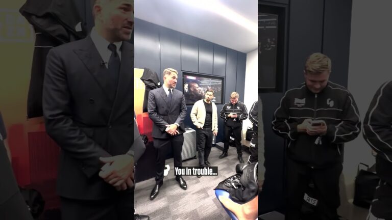 “You Are A F**king Hero!” – Backstage With Conor, Nigel Benn & Eddie Hearn After Eubank Defeat
