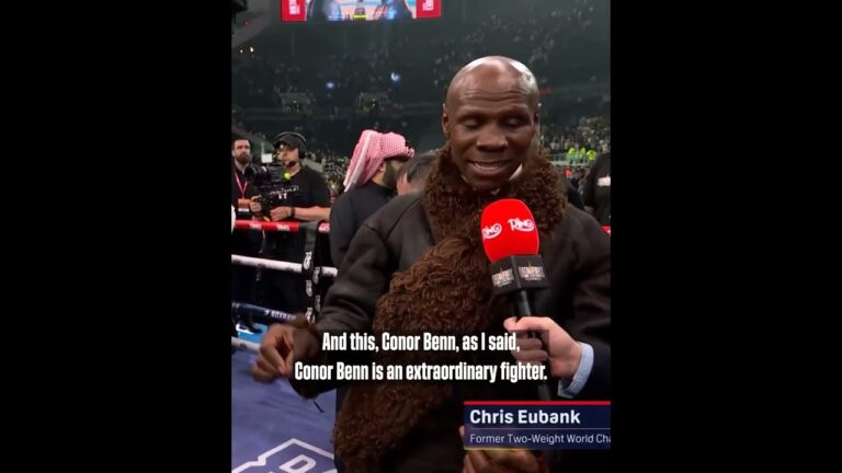 Chris Eubank Sr: “Legendary From Jr, Benn Is Extraordinary Fighter!”
