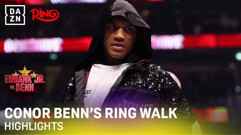 CONOR BENN'S EPIC RING WALK!
