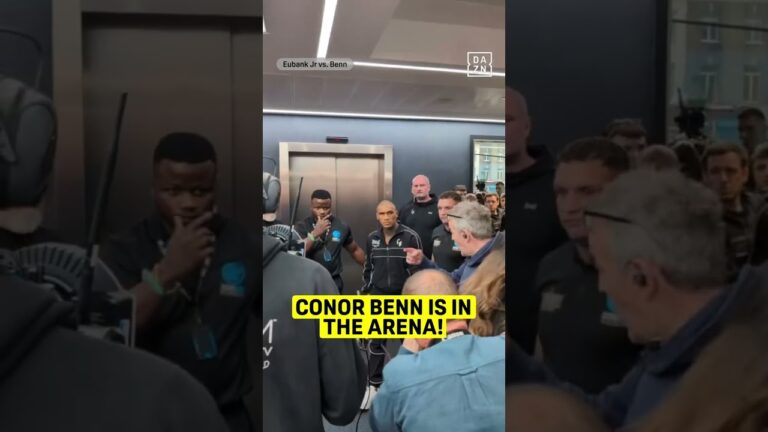 Conor Benn is in the building 🥊🔥