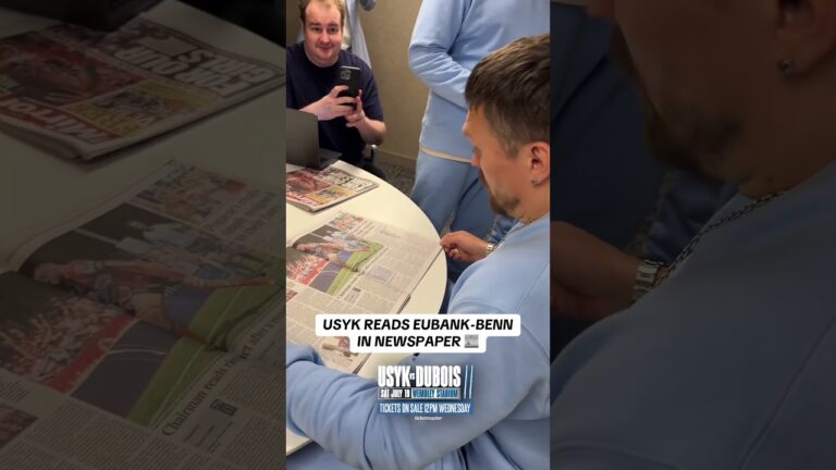 Usyk reveals who he had winning the fight 👀