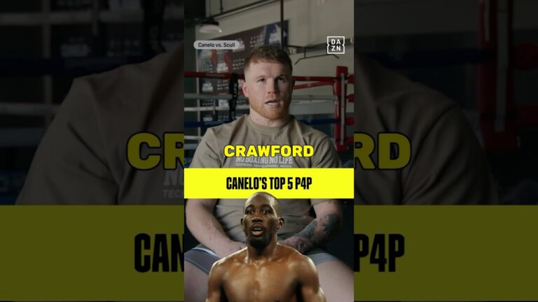Caneloâ€™s P4P Top 5 Fighters
