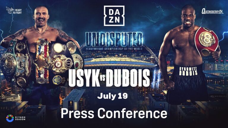OLEKSANDR USYK VS. DANIEL DUBOIS 2 LAUNCH PRESS CONFERENCE LIVESTREAM