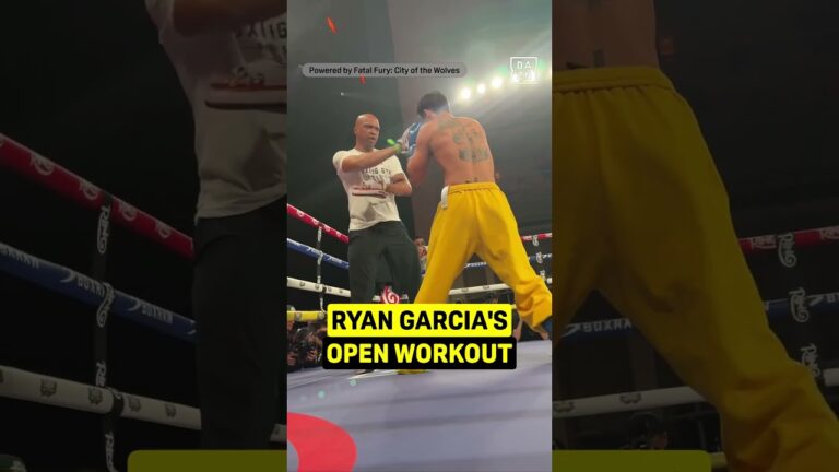 How sharp does Ryan Garcia look?⚡️#shorts