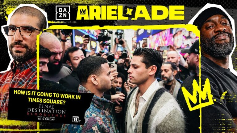 Ariel x Ade discuss how will Garcia vs. Romero card work in the middle of Times Square?