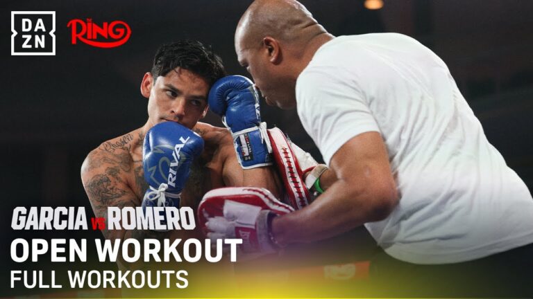 RYAN GARCIA VS ROLANDO ROMERO | FULL Media Workout